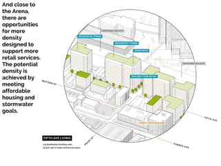 DISTRICT PARKING + BATTERY STORAGE + COMBINED HEAT & POWER + BIKE
STORAGE AND BIKE SHARE + SOLAR + AIR MONITORING…
A key c...